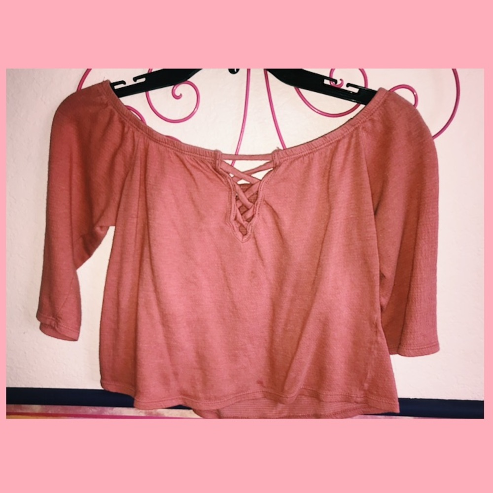 H&M Crop Top with Flower Shorts